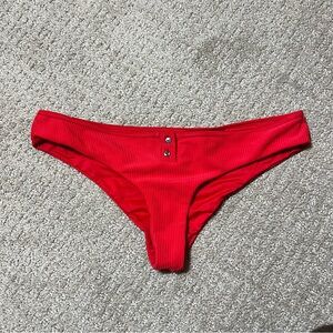 Frankie's Bikinis Red Bikini Bottom